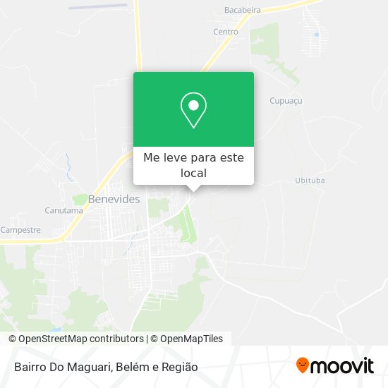 Bairro Do Maguari mapa