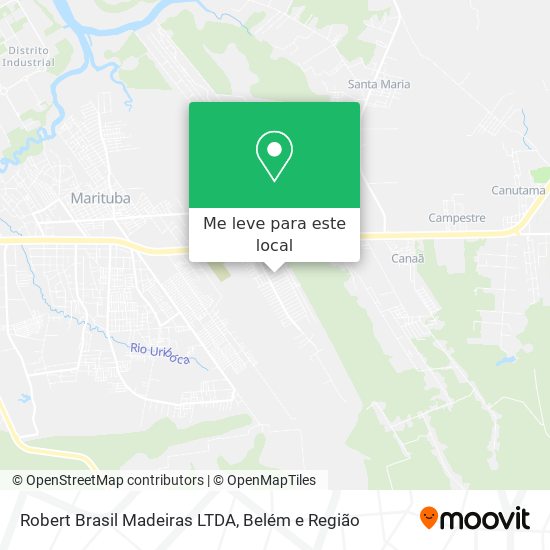 Robert Brasil Madeiras LTDA mapa
