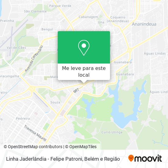 Linha Jaderlândia - Felipe Patroni mapa