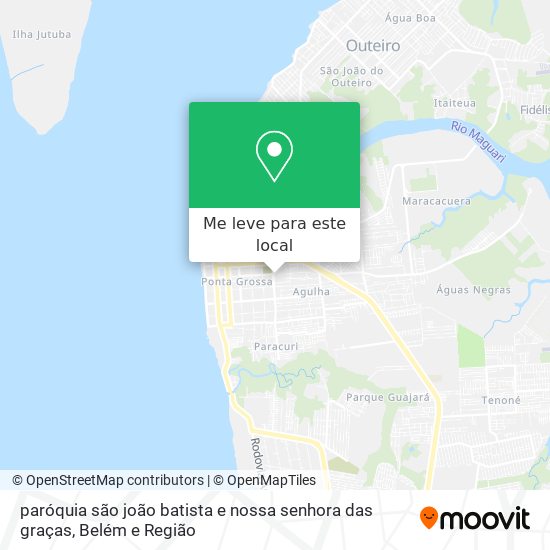 paróquia são joão batista e nossa senhora das graças mapa