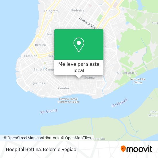 Hospital Bettina mapa