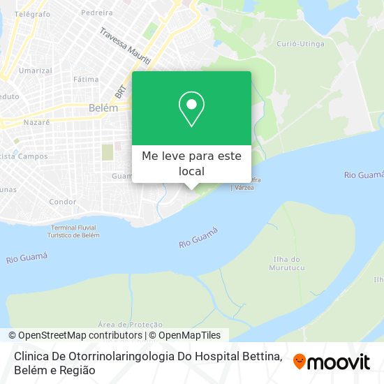 Clinica De Otorrinolaringologia Do Hospital Bettina mapa