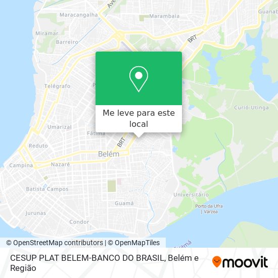 CESUP PLAT BELEM-BANCO DO BRASIL mapa