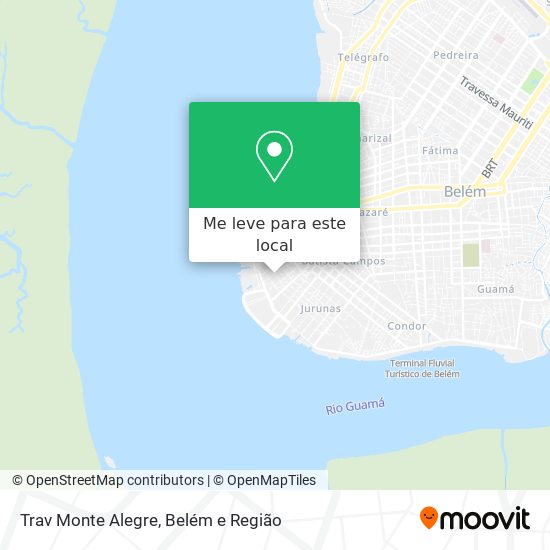 Trav Monte Alegre mapa