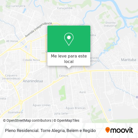 Pleno Residencial. Torre Alegria mapa