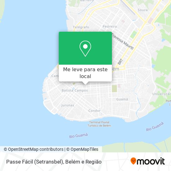 Passe Fácil (Setransbel) mapa