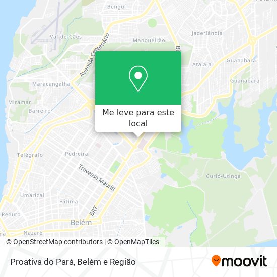 Proativa do Pará mapa