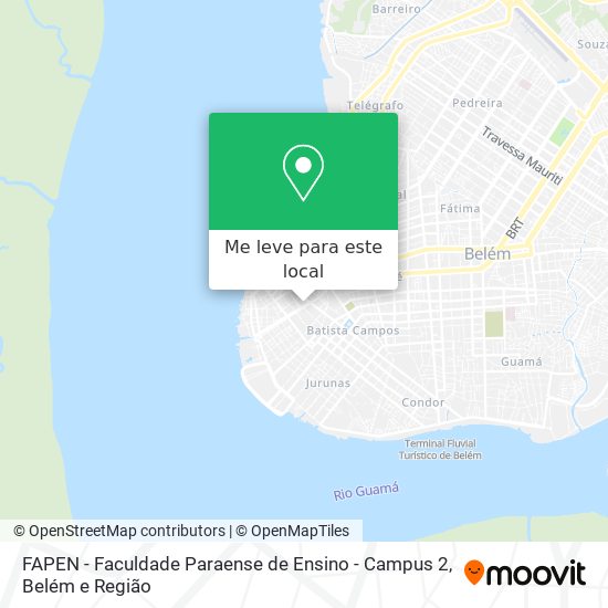 FAPEN - Faculdade Paraense de Ensino - Campus 2 mapa