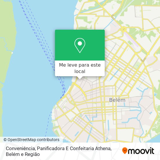 Conveniência, Panificadora E Confeitaria Athena mapa