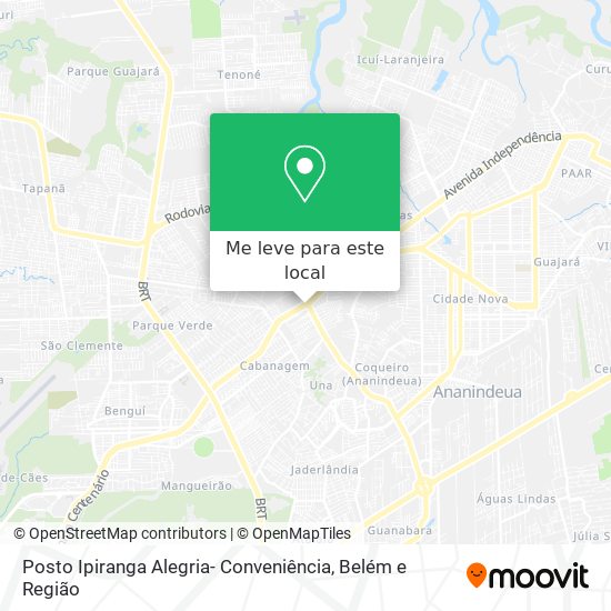 Posto Ipiranga  Alegria- Conveniência mapa