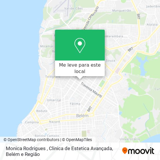Monica Rodrigues , Clinica de Estetica Avançada mapa