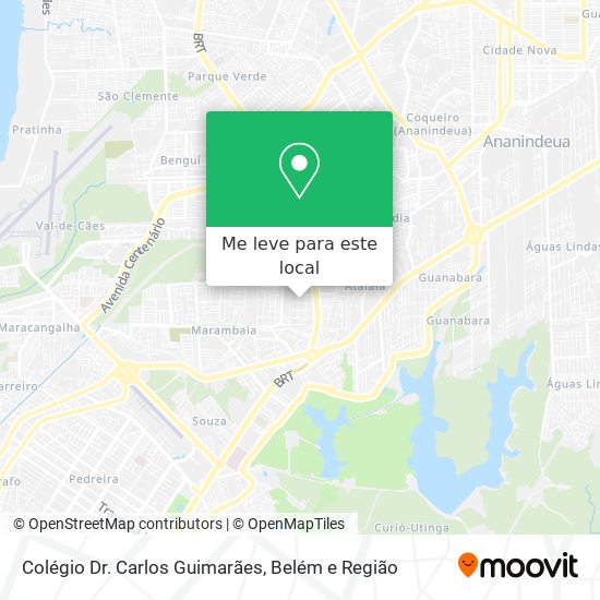 Colégio Dr. Carlos Guimarães mapa