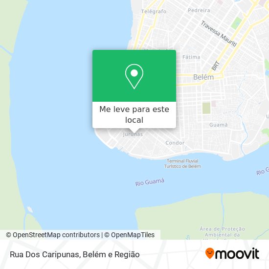 Rua Dos Caripunas mapa
