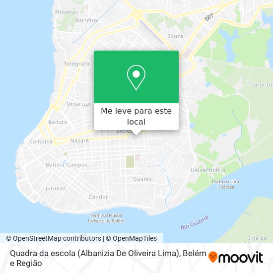 Quadra da escola (Albanizia De Oliveira Lima) mapa