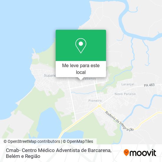 Cmab- Centro Médico Adventista de Barcarena mapa