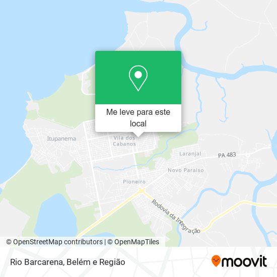 Rio Barcarena mapa