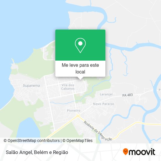 Salão Angel mapa