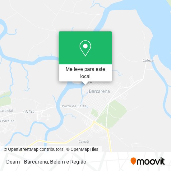 Deam - Barcarena mapa