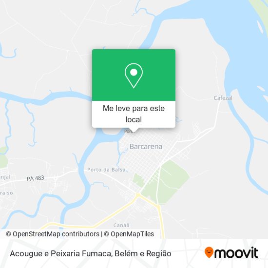 Acougue e Peixaria Fumaca mapa