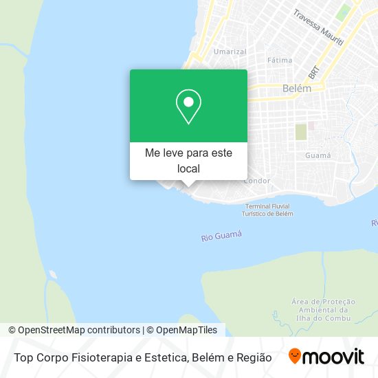 Top Corpo Fisioterapia e Estetica mapa