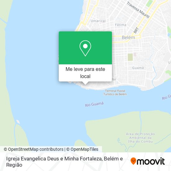 Igreja Evangelica Deus e Minha Fortaleza mapa