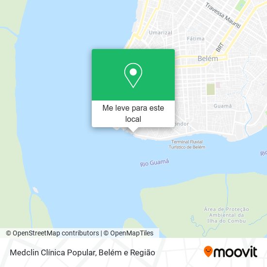 Medclin Clínica Popular mapa