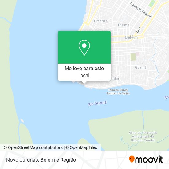 Novo Jurunas mapa