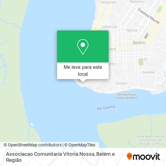 Associacao Comunitaria Vitoria Nossa mapa