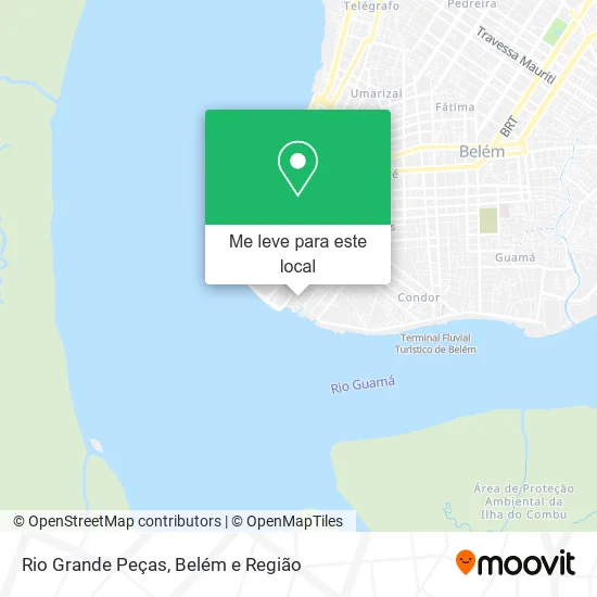 Rio Grande Peças mapa