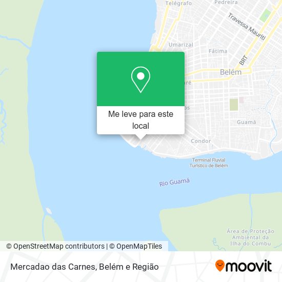 Mercadao das Carnes mapa