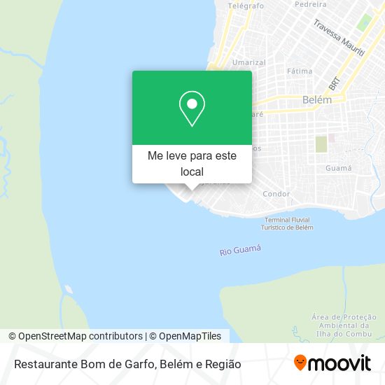 Restaurante Bom de Garfo mapa