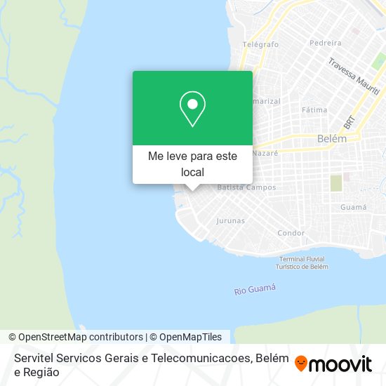 Servitel Servicos Gerais e Telecomunicacoes mapa