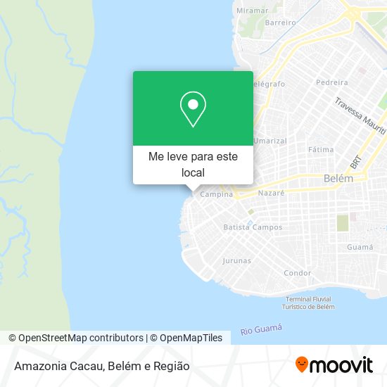 Amazonia Cacau mapa