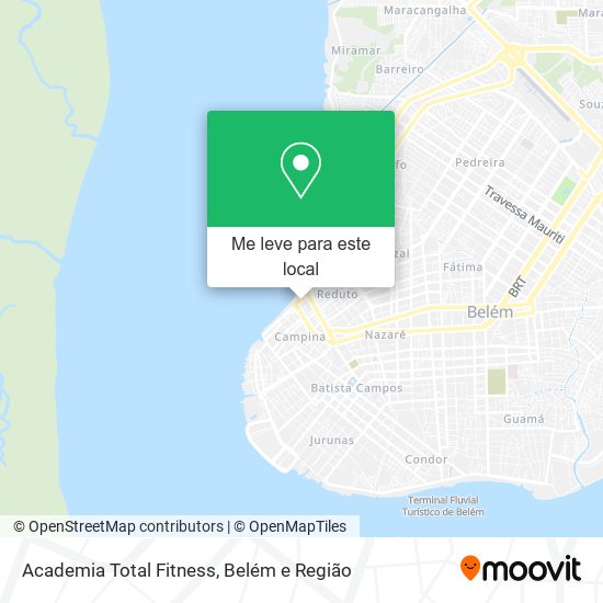 Academia Total Fitness mapa