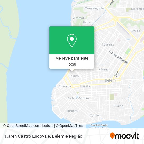 Karen Castro Escova e mapa