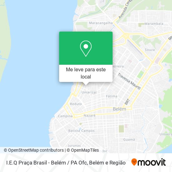 I.E.Q Praça Brasil - Belém / PA Ofc mapa