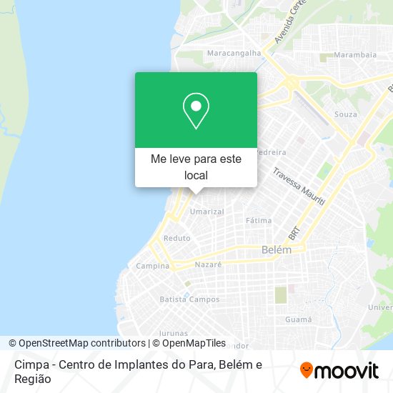 Cimpa - Centro de Implantes do Para mapa