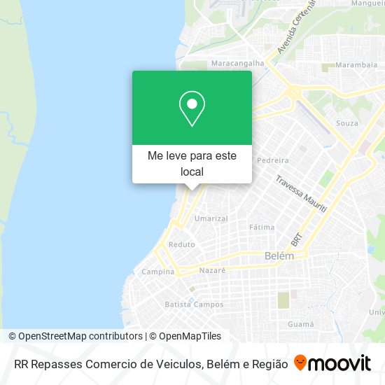 RR Repasses Comercio de Veiculos mapa