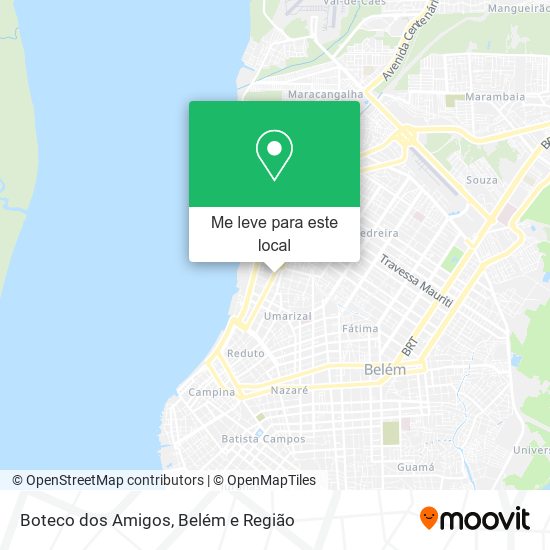 Boteco dos Amigos mapa