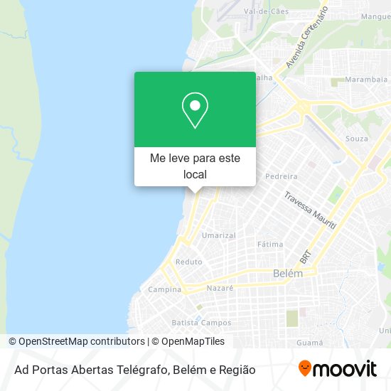 Ad Portas Abertas Telégrafo mapa