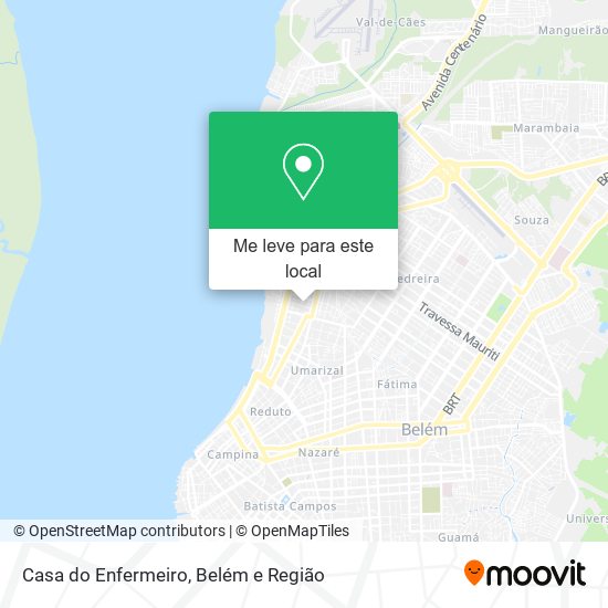 Casa do Enfermeiro mapa