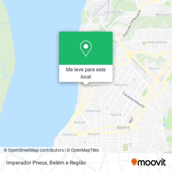 Imperador Pneus mapa