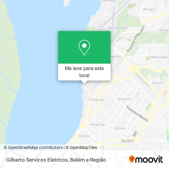 Gilberto Servicos Eletricos mapa