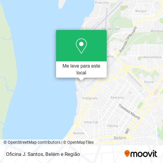Oficina J. Santos mapa