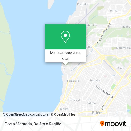 Porta Montada mapa