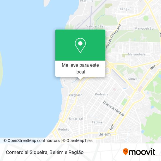 Comercial Siqueira mapa