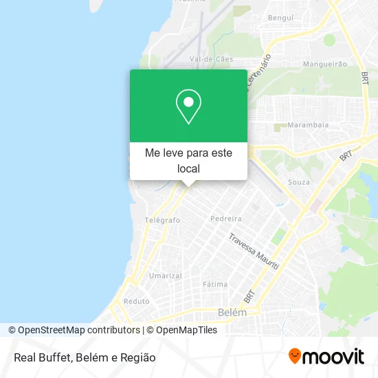 Real Buffet mapa