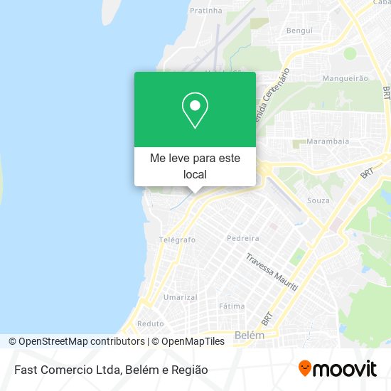 Fast Comercio Ltda mapa