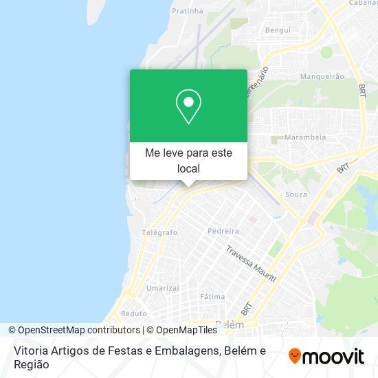 Vitoria Artigos de Festas e Embalagens mapa