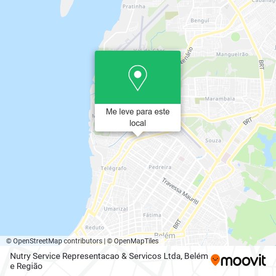 Nutry Service Representacao & Servicos Ltda mapa